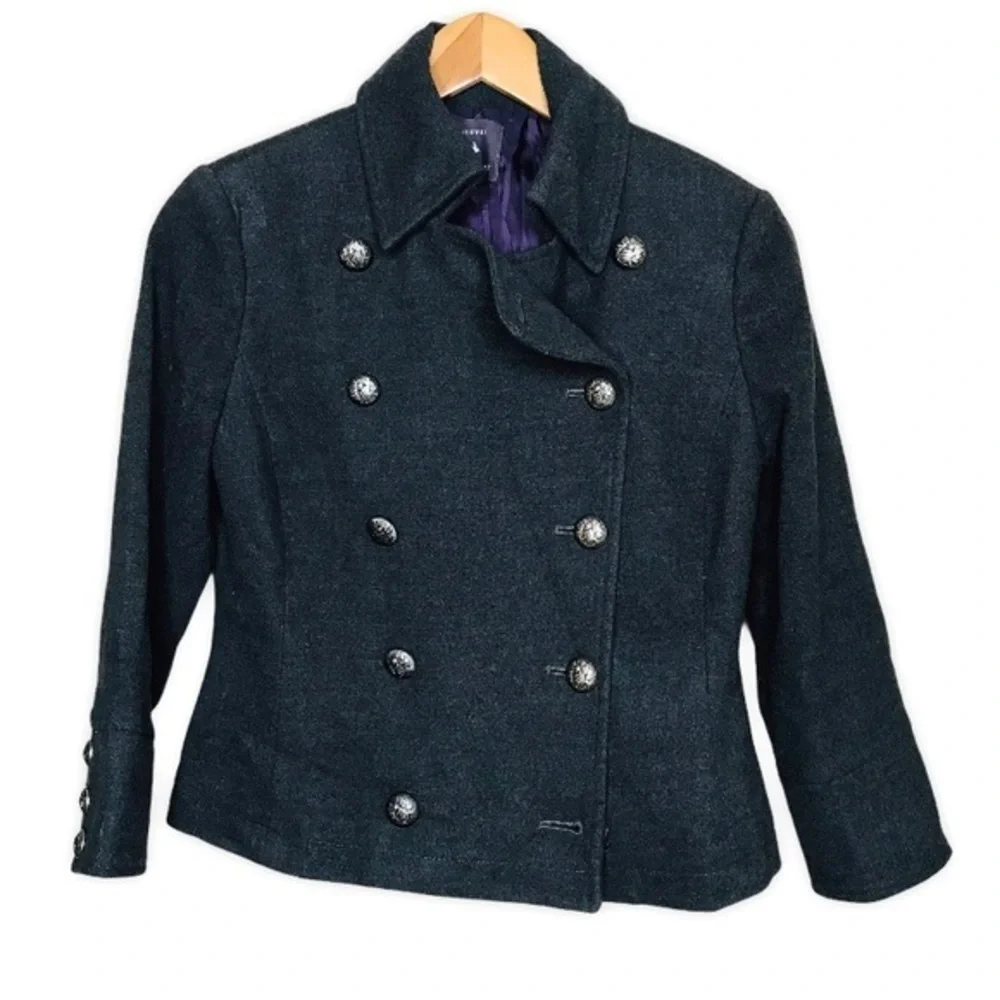 Forever 21 Charcoal Military Style Women’s Jacket